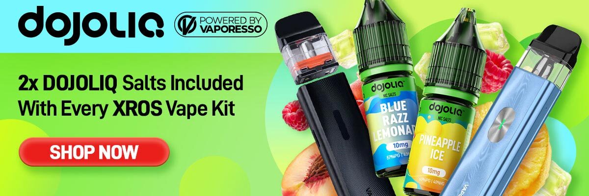 Xros Vape Kits + 2x DojoLiq E-Liquids Included