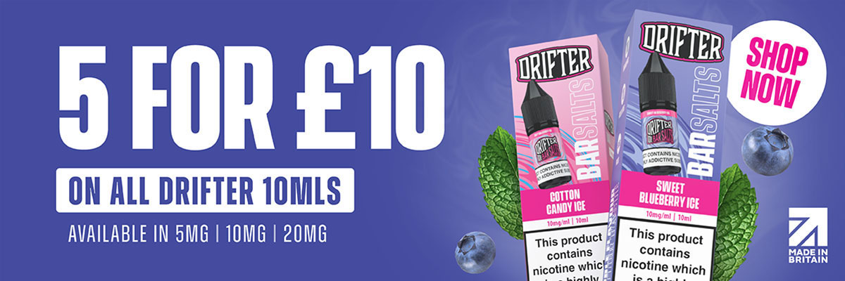 Drifter Bar Salts 5 For £10
