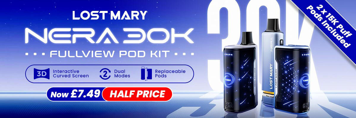 Lost Mary Nera 30K Fullview Vape Kit 