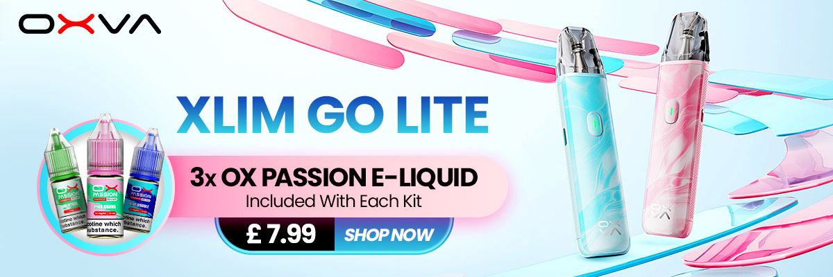 OXVA Xlim Go Lite Vape Kit + 3 Ox Passion E-Liquids