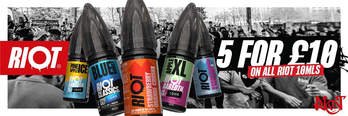 Riot 10ml - 5 For £10
