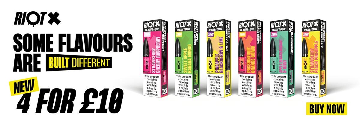 Riot X E-Liquid 4 for £10
