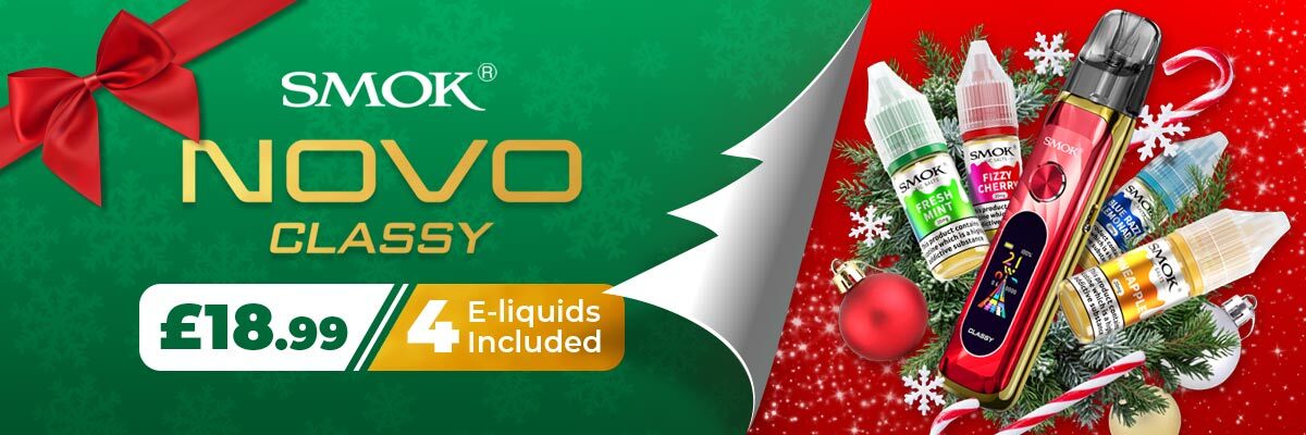 Smok Novo Classy Vape Kit + 4 Smok E-Liquids Included