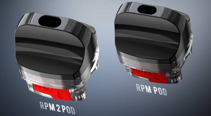 The RPM2 pods feature a side fill silicone stopper method, an oval shaped overture mouthpiece and employ the RPM and RPM2 coil series’.