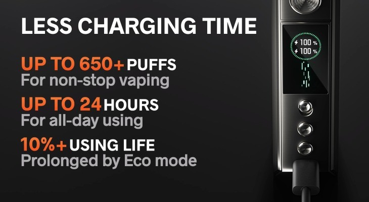 Voopoo Drag 4 battery specifications
