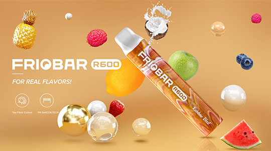 The Freemax Friobar R600 comes in a wide range of different blends including fruit and menthol flavours.