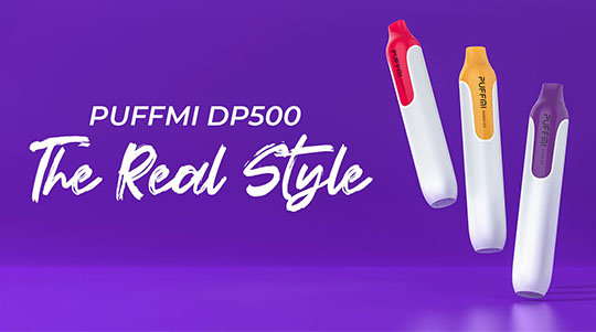 The Puffmi DP500 disposable vape has a distinct design that stands out from the crowd.