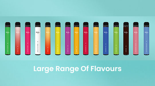 The Elux Bar 600 disposable vapes comes in a variety of flavours, so you can choose a few favourites.