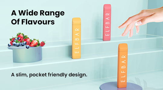 Boasting a slim design and a wide range of flavours, you can try a range of flavours wherever you go with the Elf Bar NC600 disposable bars.