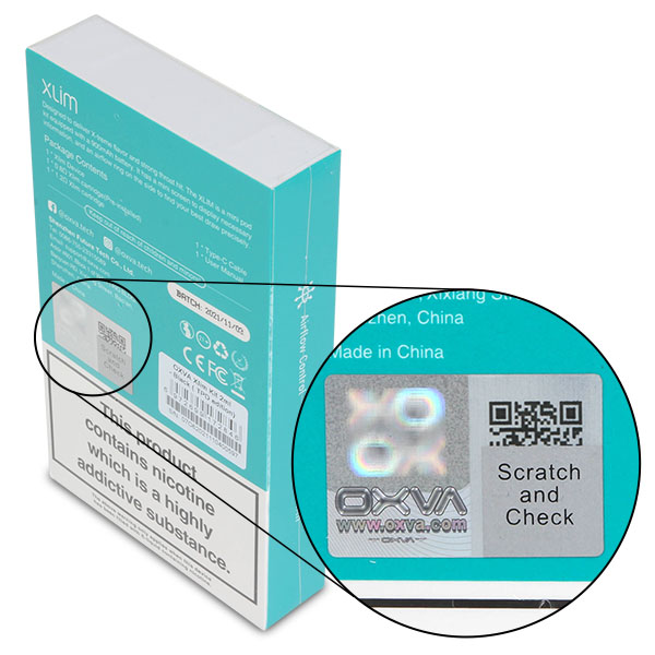 OXVA Product Authenticity Guide