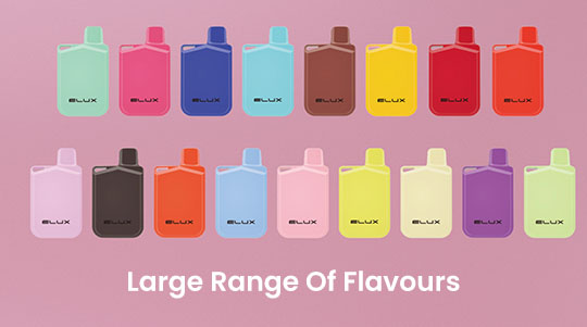 Image Shows Flavours Available In The Elux Koko Range