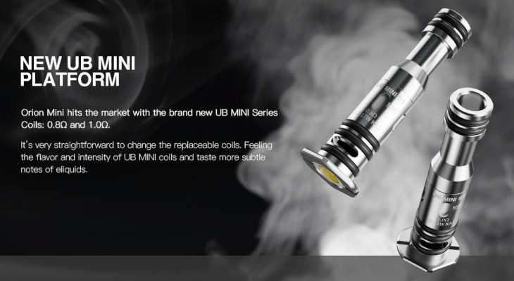 Experience a vape that feels closer to a cigarette with the UB Mini coils available in a 0.8 Ohm or 1.0 Ohm resistance.