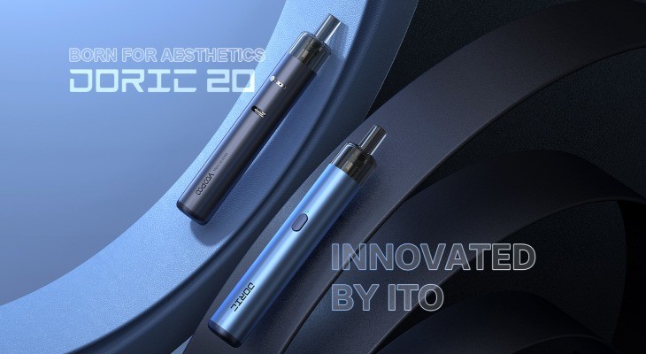 Compact and simple to use, the Doric 20 vape pod kit is ideal for new vapers.