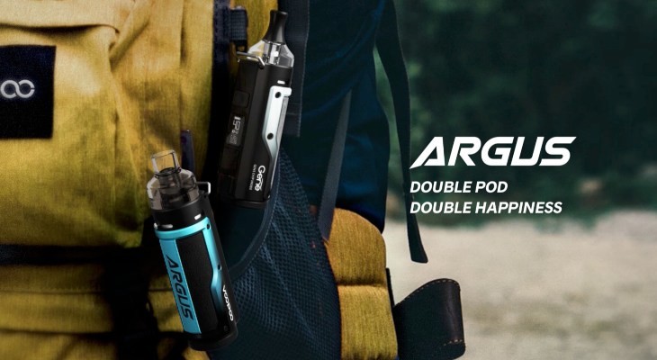The Argus pod kit is compatible with two different types of pod, the PnP pod tank as well as the PnP MTL pod tank, both delivering specific vaping styles.