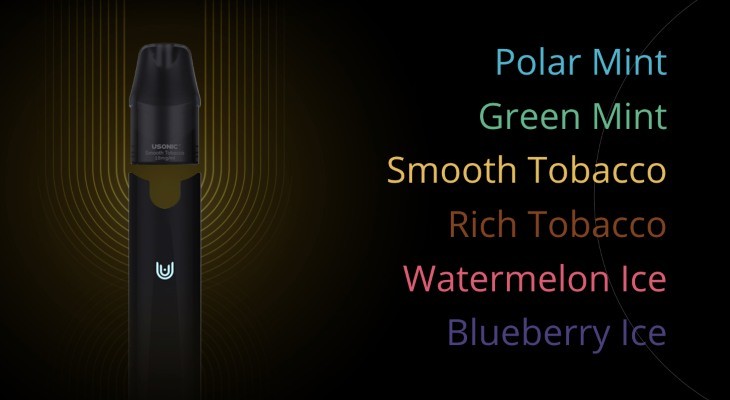 The Surge prefilled pods are compatible with this kit and come in a variety of fruit, menthol and tobacco flavours
