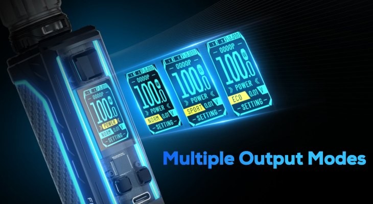 Freemax Maxus 2 device and the different modes available to use