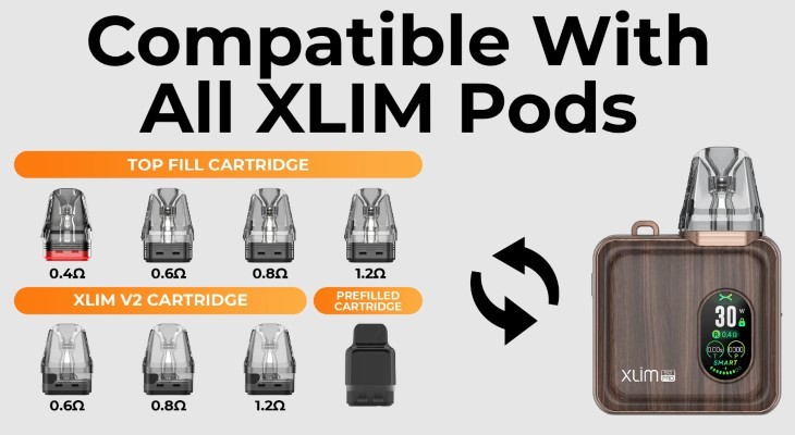  OXVA Xlim Pro SQ pod compatibility