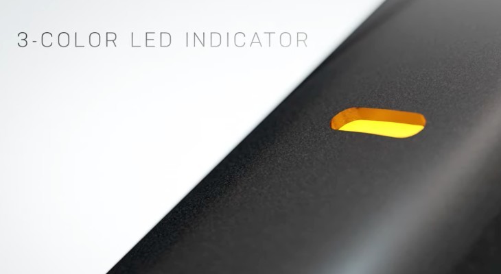 The Hexa Pro’s LED indicator