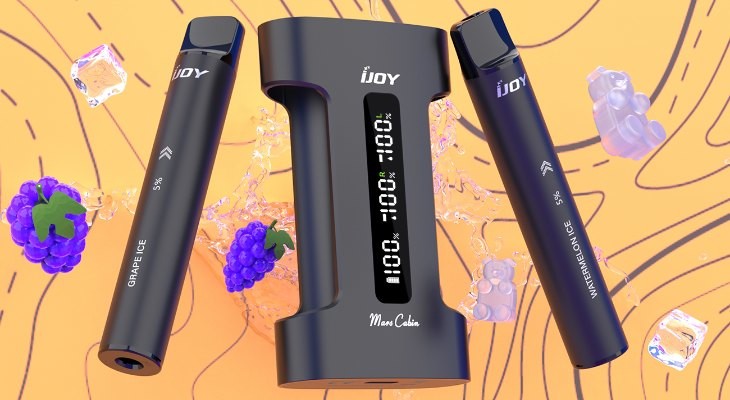iJoy Mars Cabin; 2 x rechargeable disposables and 1000mAh charging case