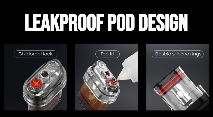 Smok Propod GT′s leakproof design