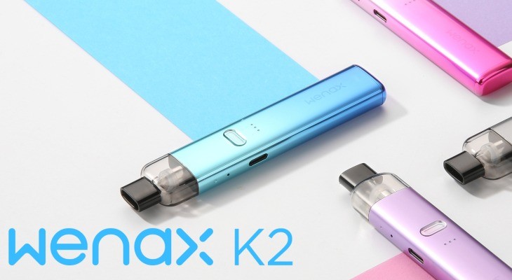 Colourful Wenax K2 kits against a gray background