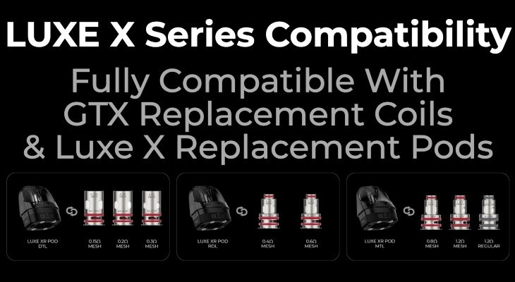 Luxe XR Max Pod Mod – Vaporesso-Black – 4VAPE