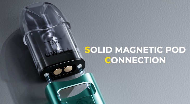 Uwell Caliburn A3S magnetic connection