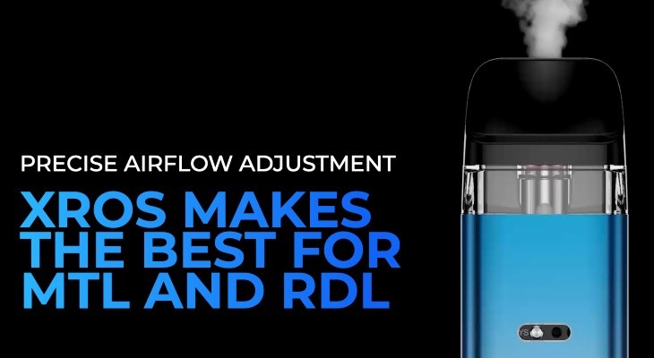 Vaporesso Xros 3 airflow adjustment