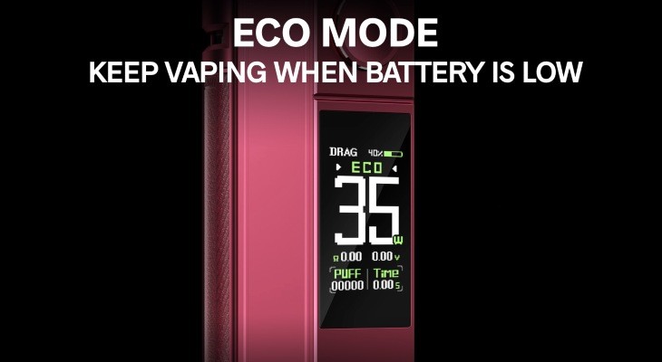 The VooPoo Drag H80S Smart Mode