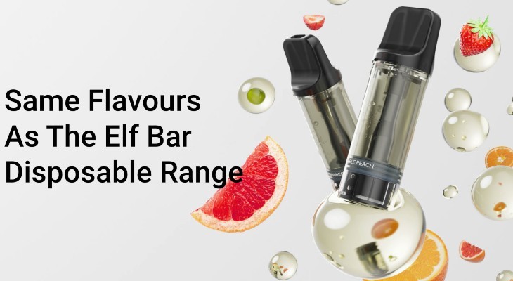 Elfa Pro pod flavour options