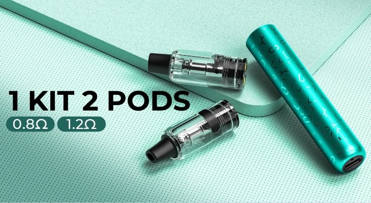 An OXVA Artio vape kit replacement pods