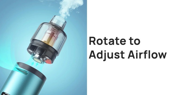 Aspire BP Stik’s adjustable airflow feature