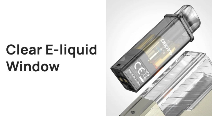 Gotek X Pro’s clear e-liquid window