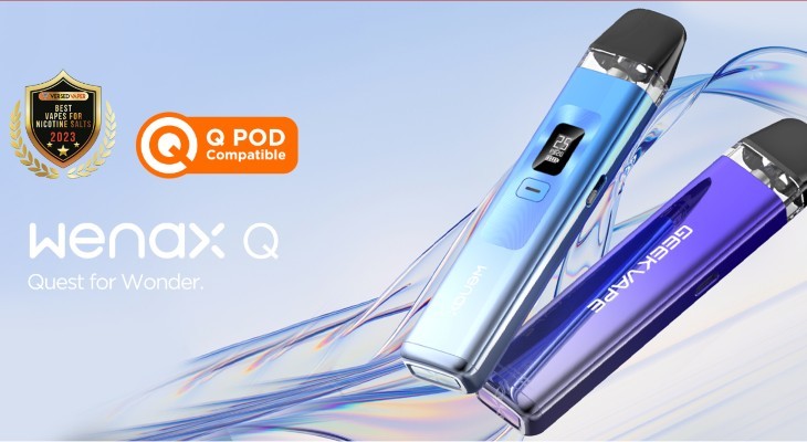 Geekvape Wenax Q front and back of device