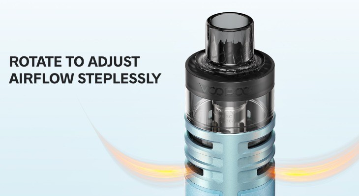 VooPoo PnP Pod II rotating adjustable airflow