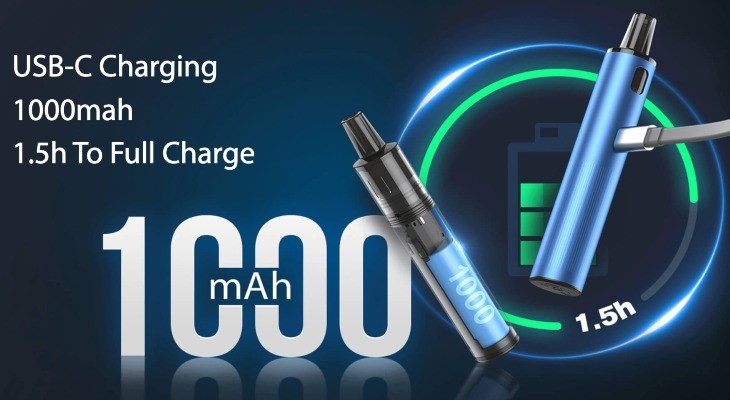 Joyetech eGo vape kit (updated edition) built-in 1000mAh battery