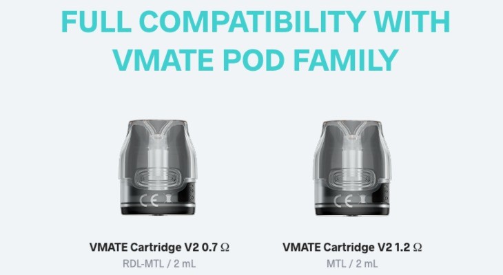 Voopoo VMATE Pro pod compatibility