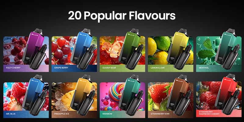 Cyberover 6K is available in 20 different flavours.