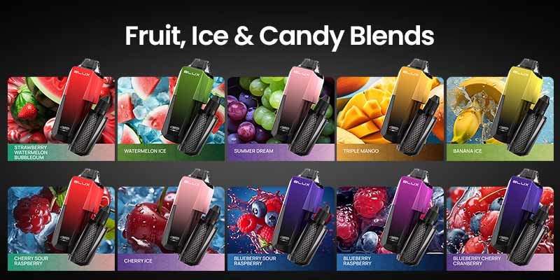 Elux Cyberover 6K features a range of fruit, ice and candy-inspired flavours