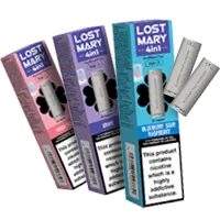 Lost Mary 4in1 vape pods range illustration