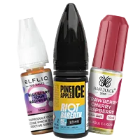 Nic salt e-liquids range illustration