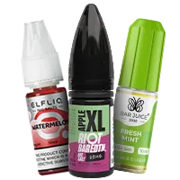 Nic salt e-liquids range illustration