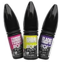 Riot Sqaud Punx e-liquids range illustration