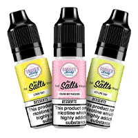 Dinner Lady Salt Nic e-liquids range illustration