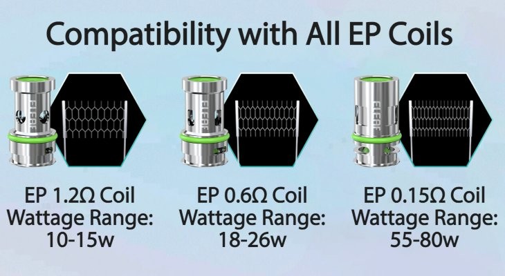 Eleaf iJust AIO Pro  EP coil compatibility