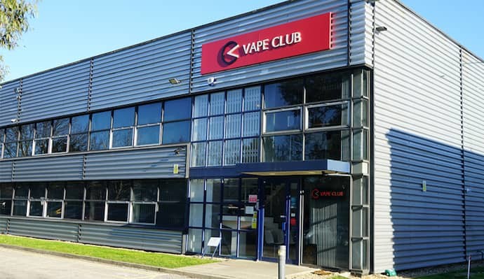 Image of the Vape Club Dispatch Warehouse in Watford, London