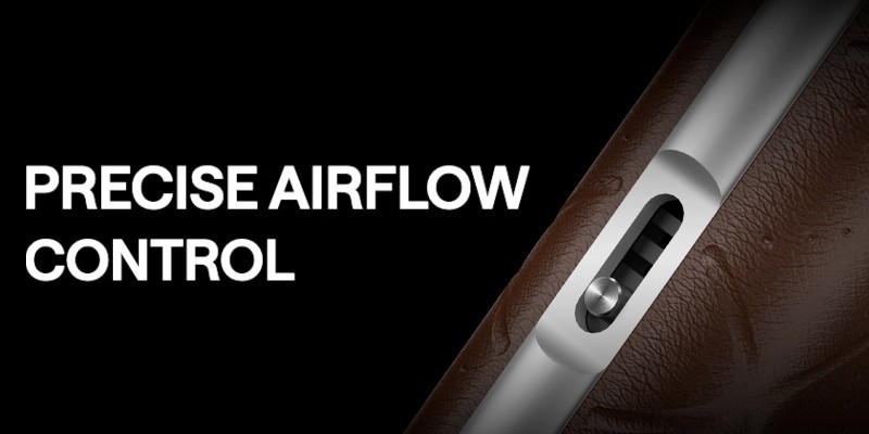 Oxva Xlim Go’s adjustable airflow.