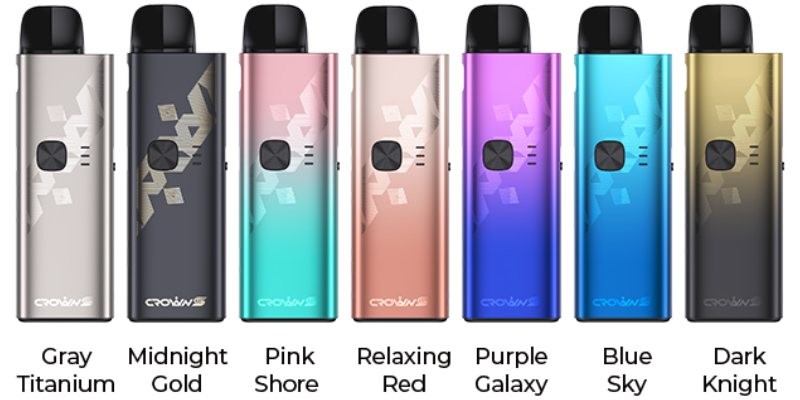 All colours of the Uwell Crown S