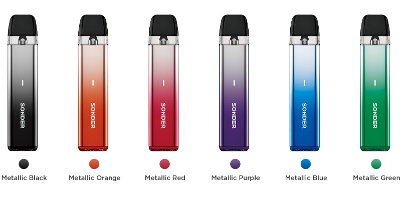 Geekvape Sonder Q Lite vape kit Metallic Red, Blue, Green, Purple, Orange, Black