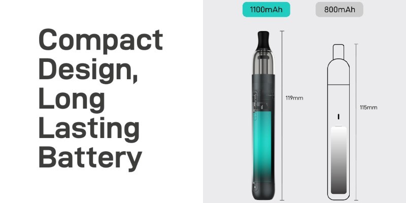 Vaporesso Eco One vape pen built-in 1100mAh battery